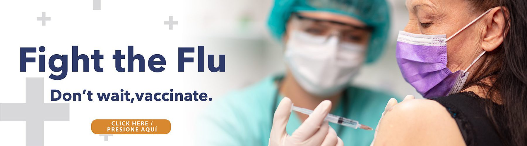 Fight The Flu. Don't wait, vaccinate.